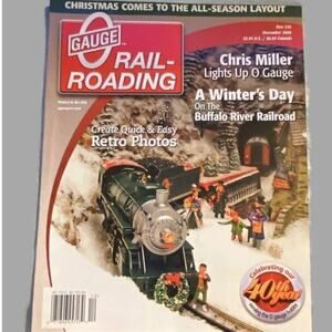 O Gauge Railroading December 2009 Christmas Comes to the All Season Layout
